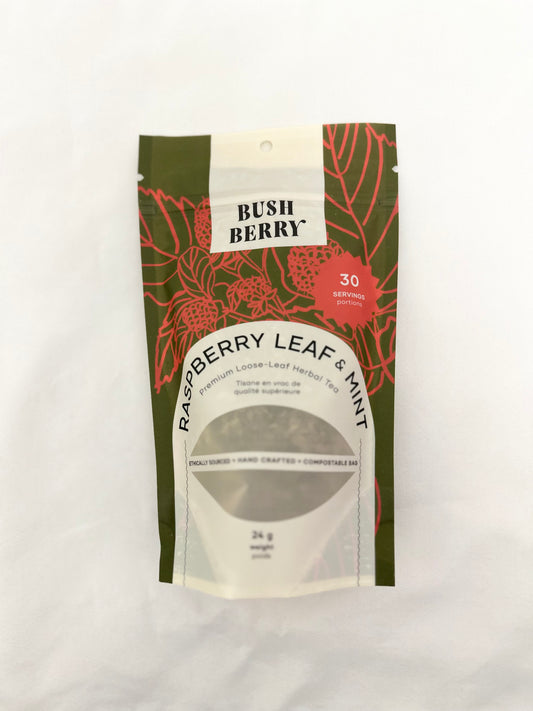 Organic Raspberry Leaf + Mint Tea
